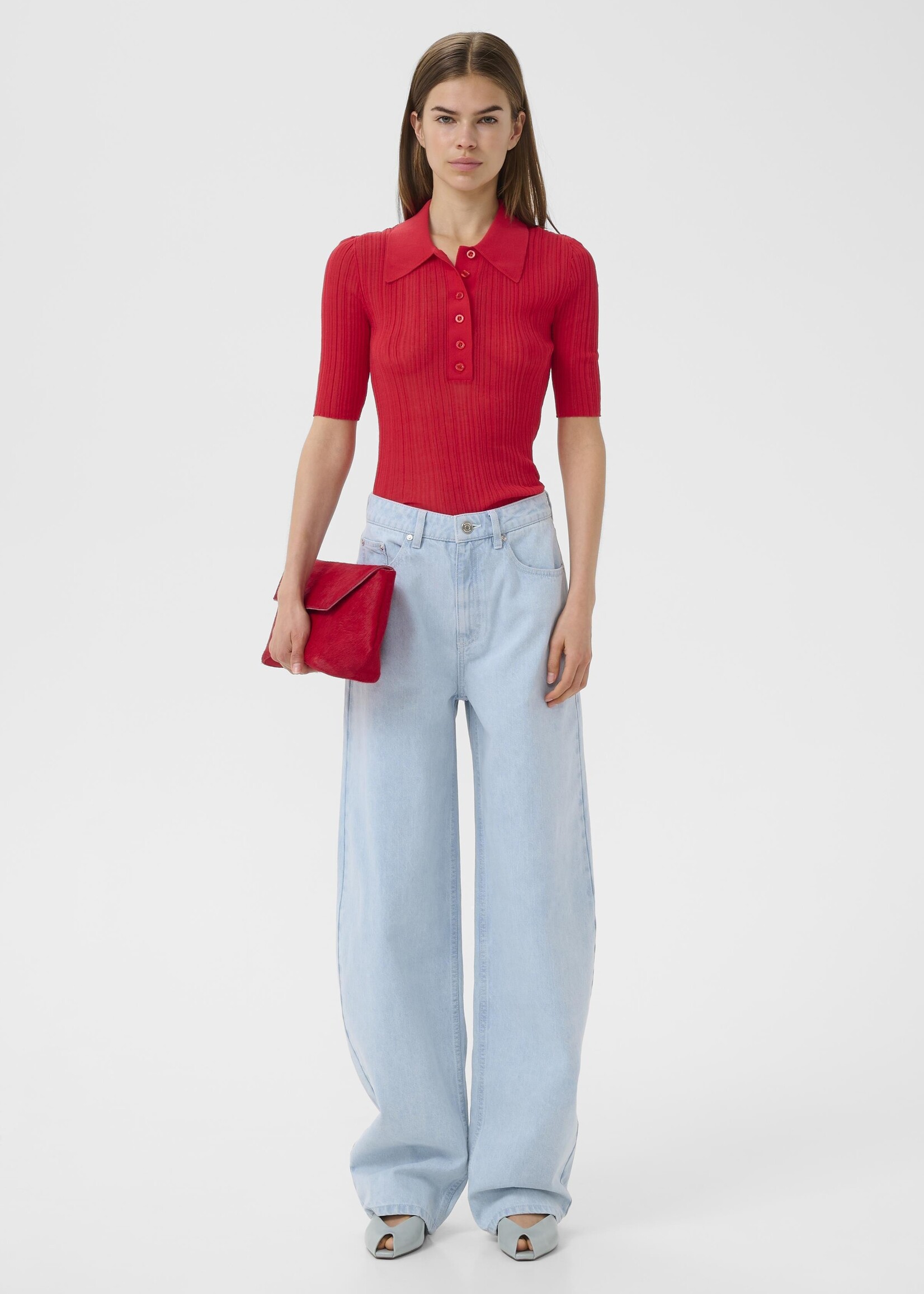 Gestuz GZclene top - tomato