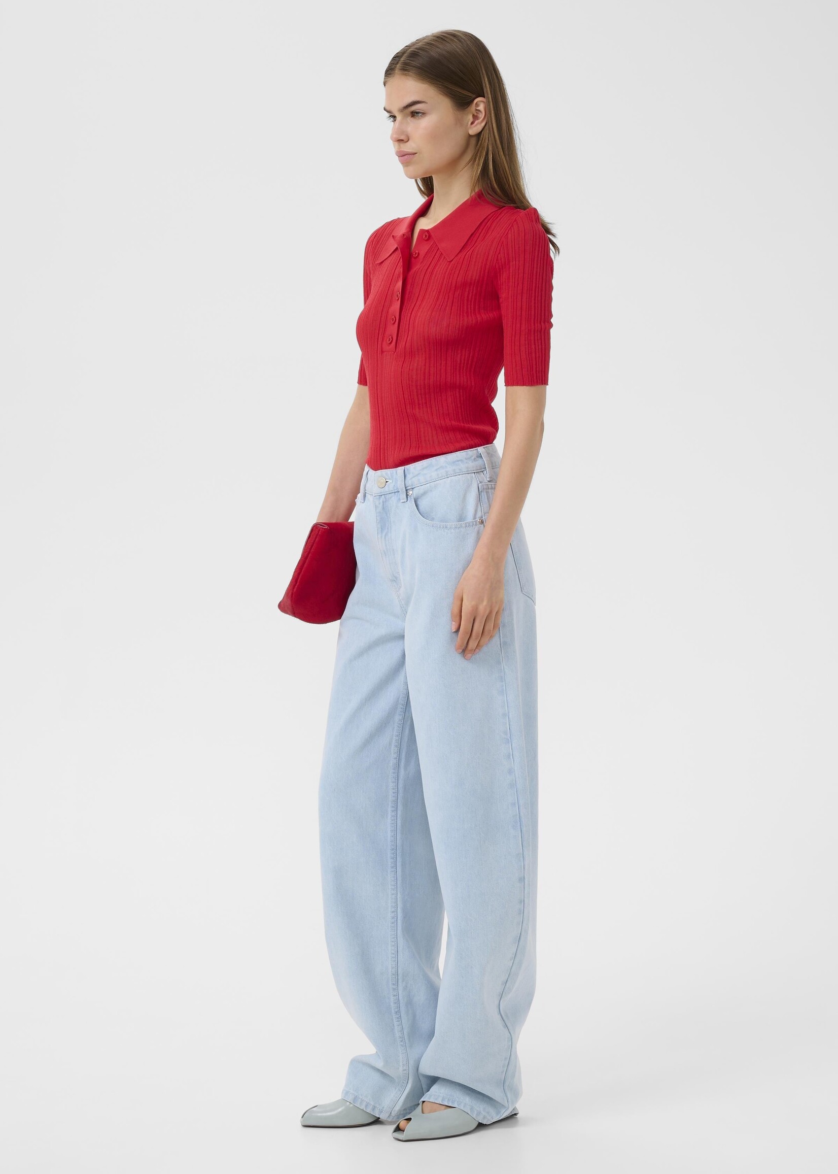 Gestuz GZclene top - tomato