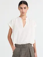 Yulia - Buttercream - cotton blouse