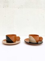 Casa Cubista dipped saucer - beige