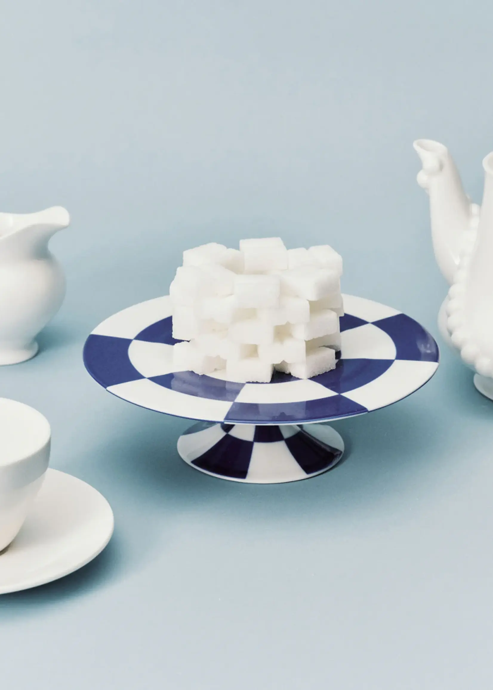 Serax Cakestand Blue/White - Fête des bêtes