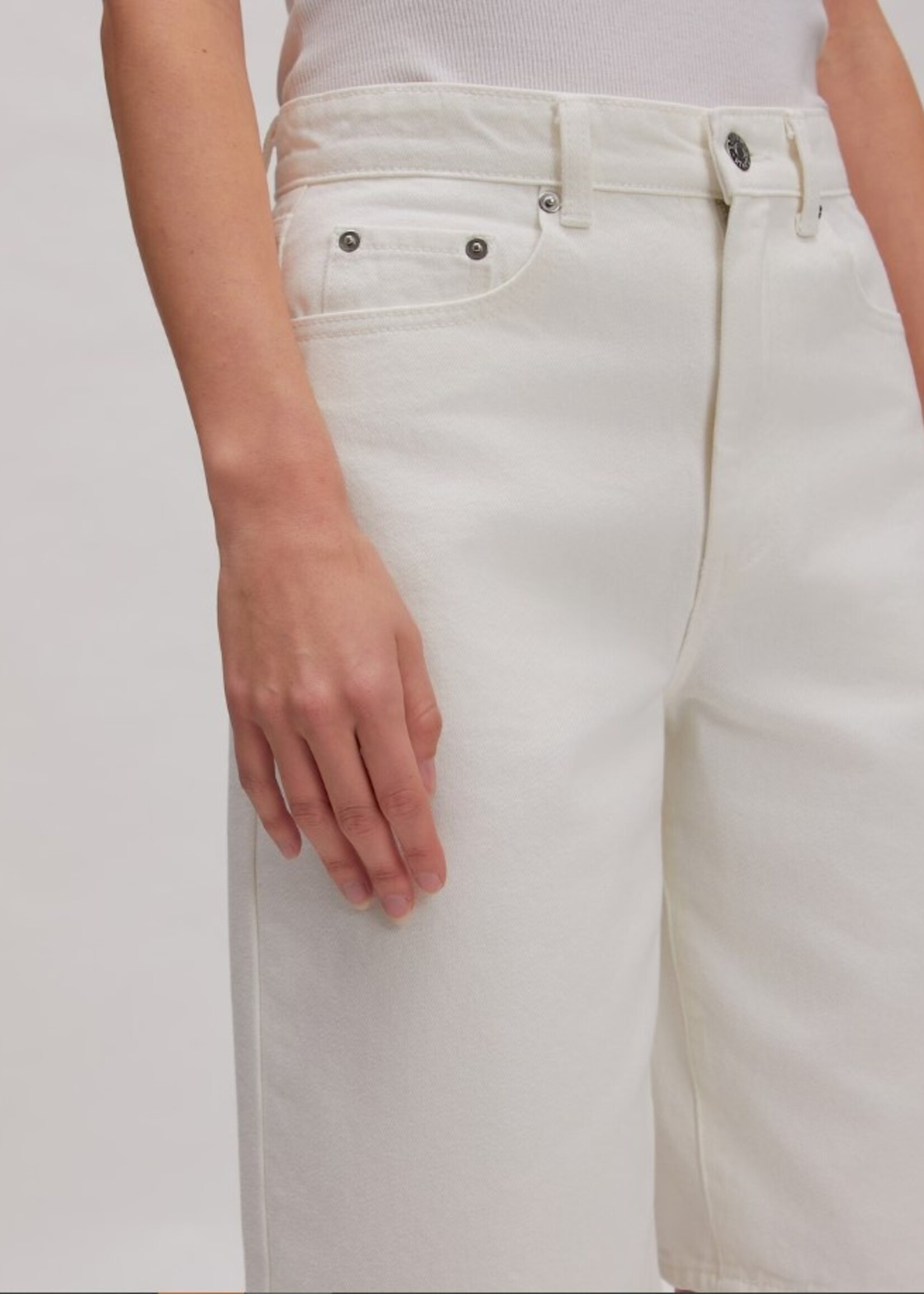 Edited Addison Denim shorts - white