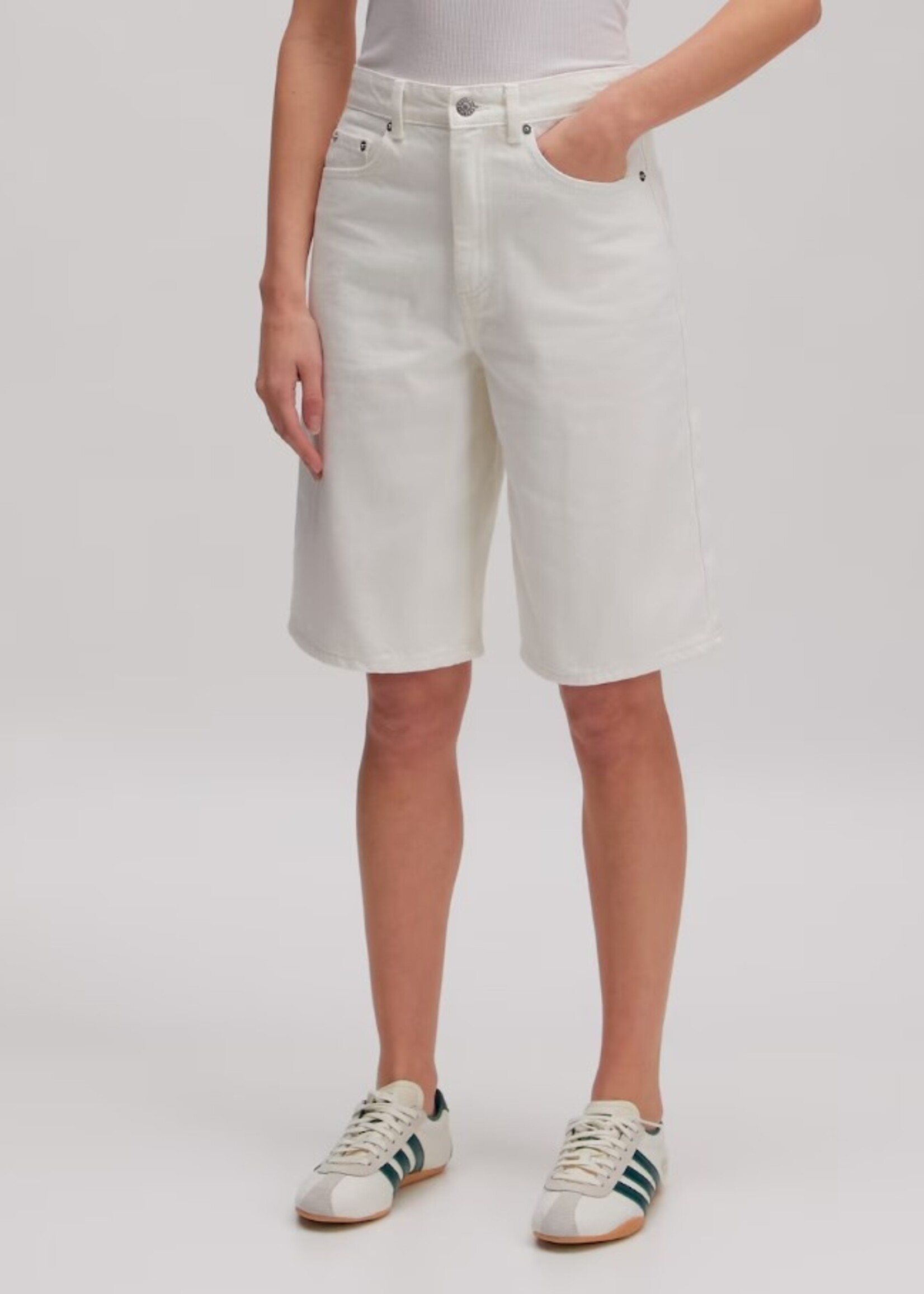 Edited Addison Denim shorts - white