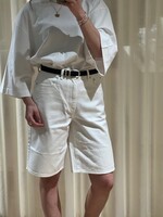 Edited Addison Denim shorts - white