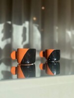 Casa Cubista dipped tea cup - black