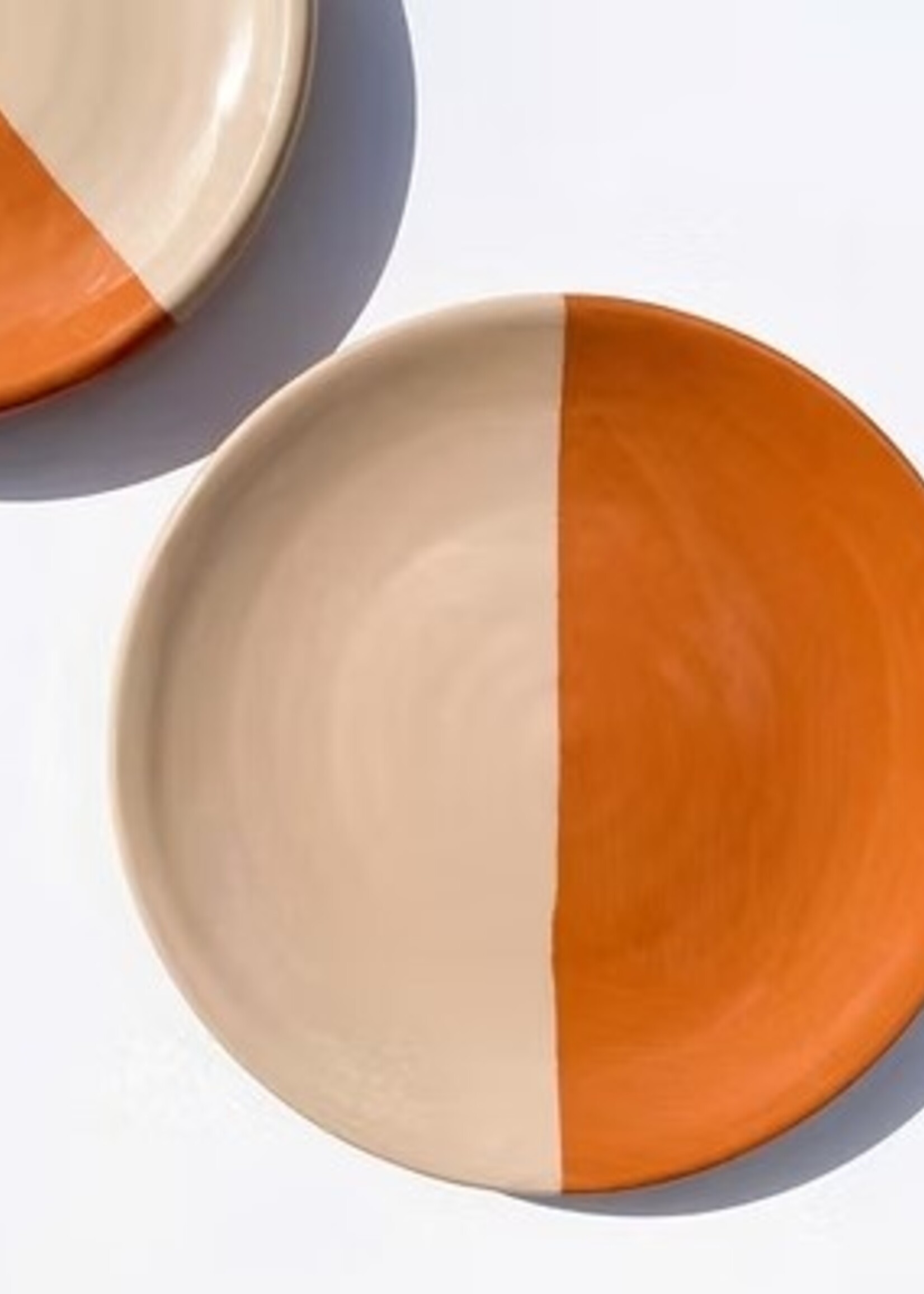 Casa Cubista dipped saucer - beige