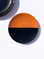 Casa Cubista dipped saucer - black