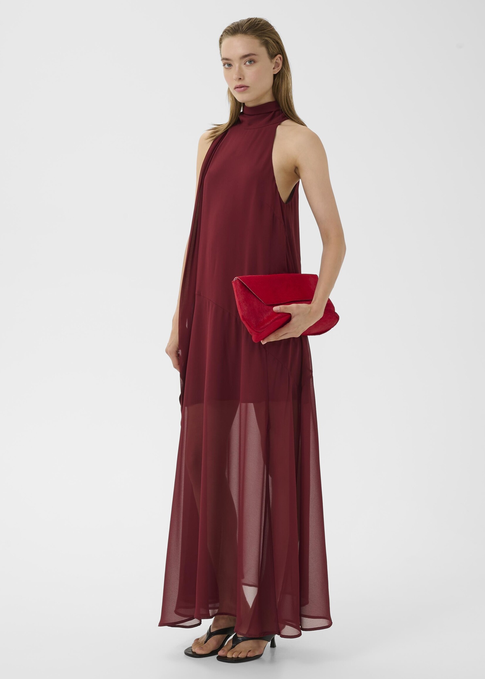 Gestuz GzDorah dress - Cabernet/Red