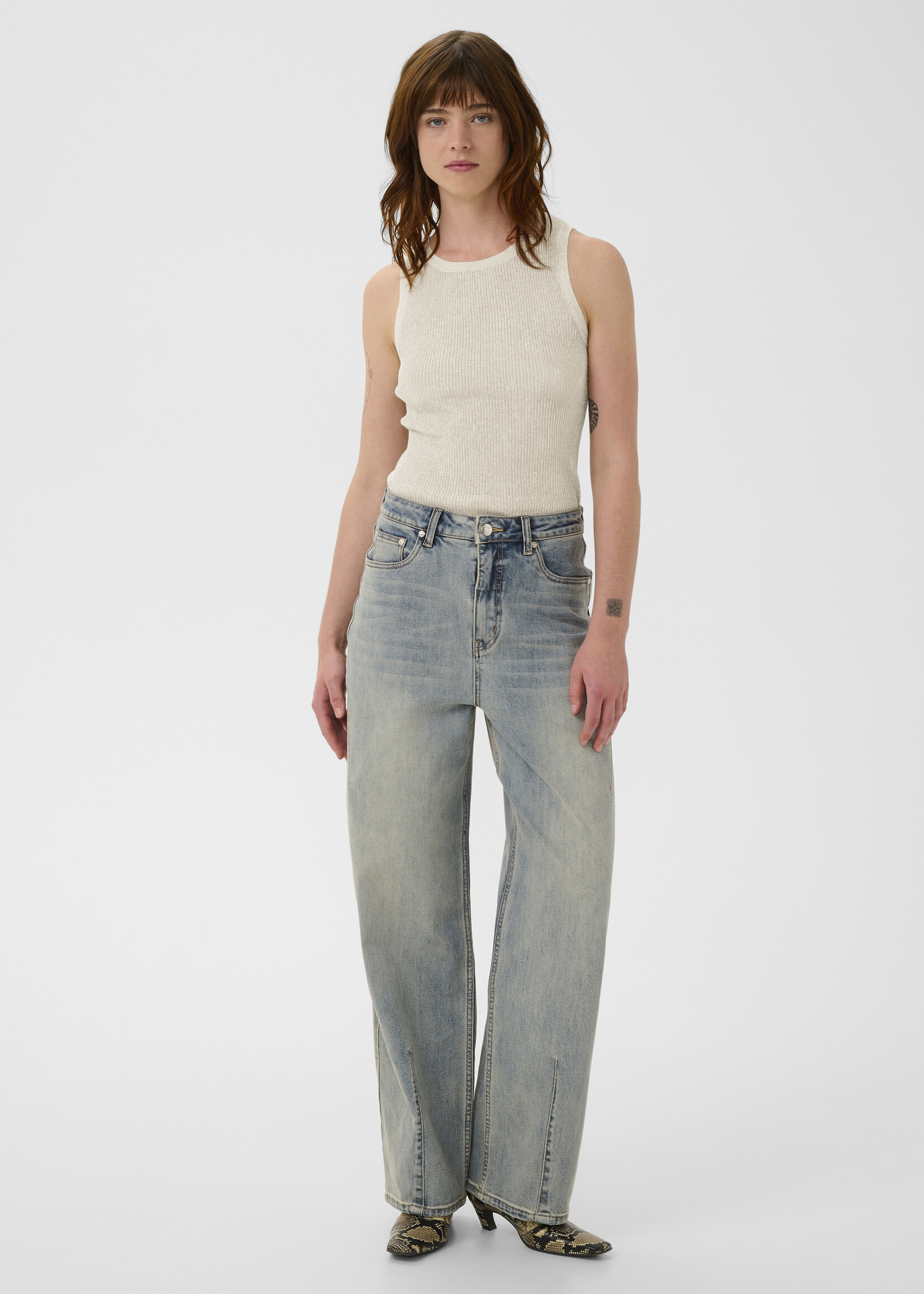 Gestuz SilviGZ Top - Champagne Silver