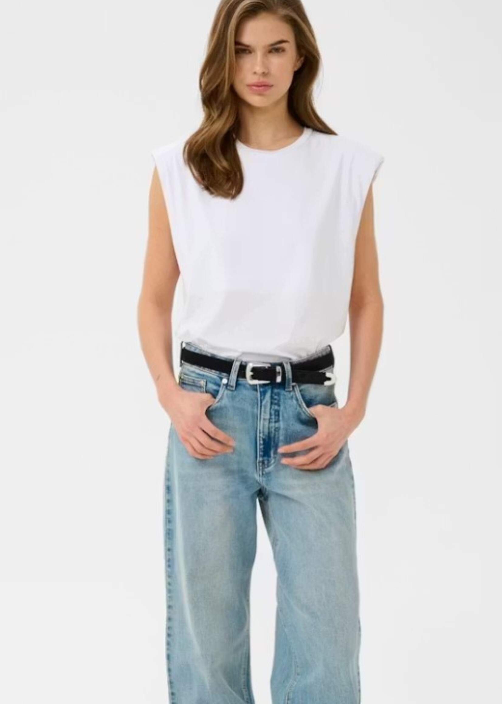 Gestuz GZKathrin - muscle tee - White