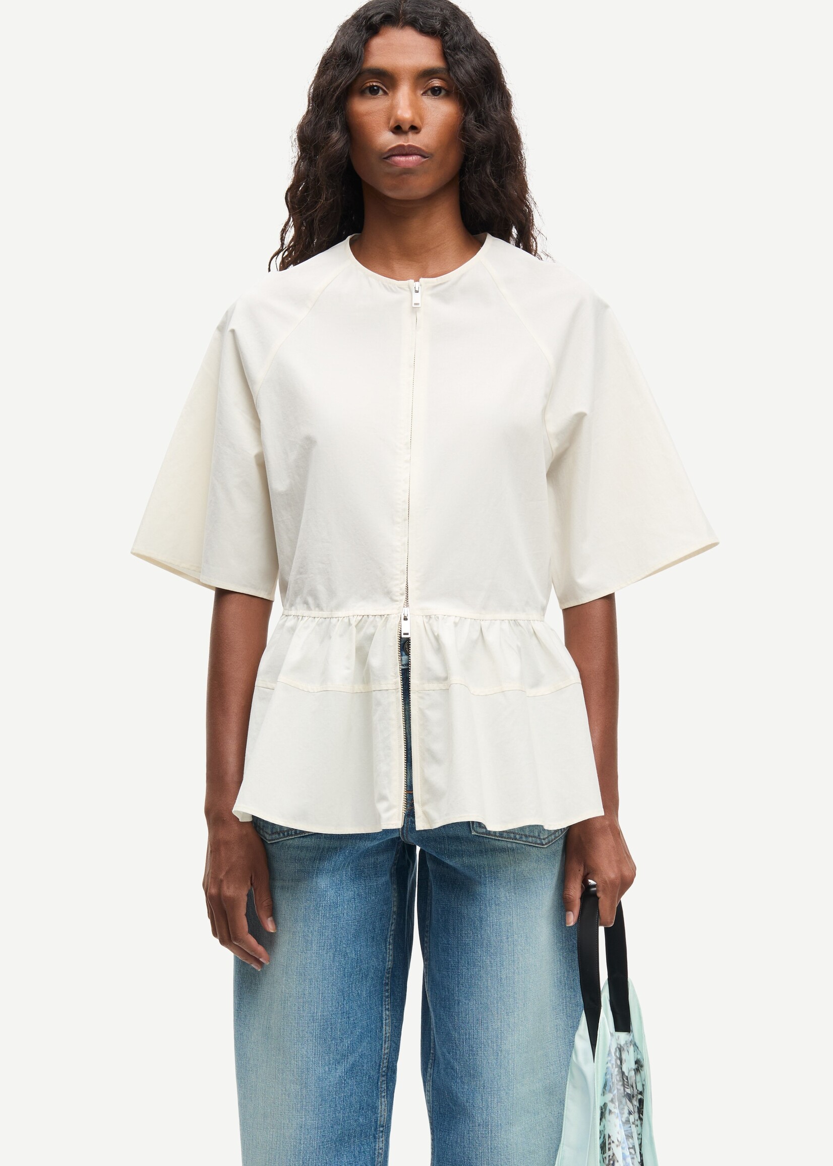 Samsøe Samsøe Satoman ss top - Egret