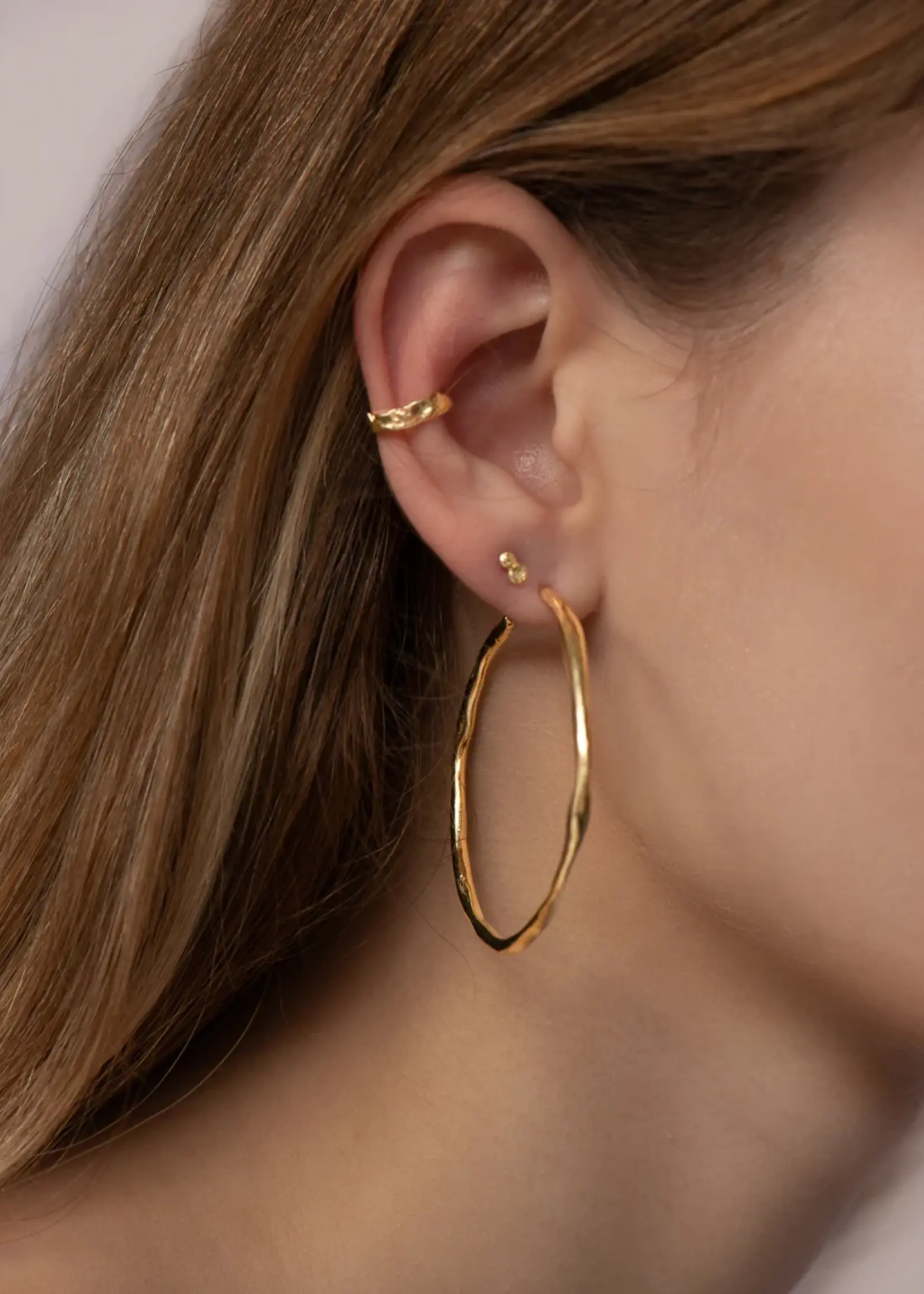 by1oak Earring - Signature - Gold