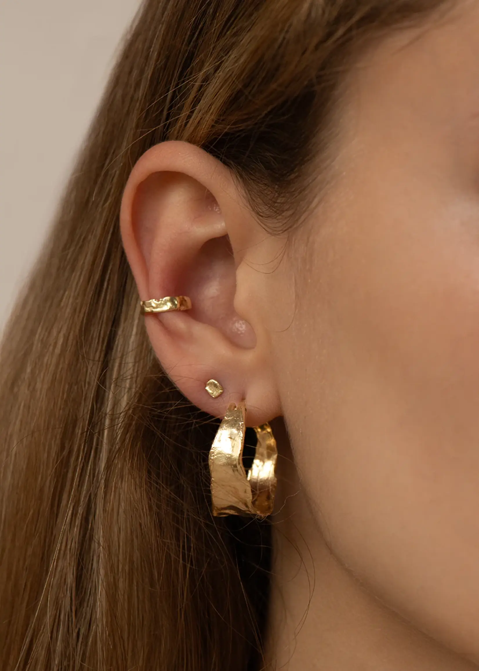 by1oak Earring - Luna - Gold