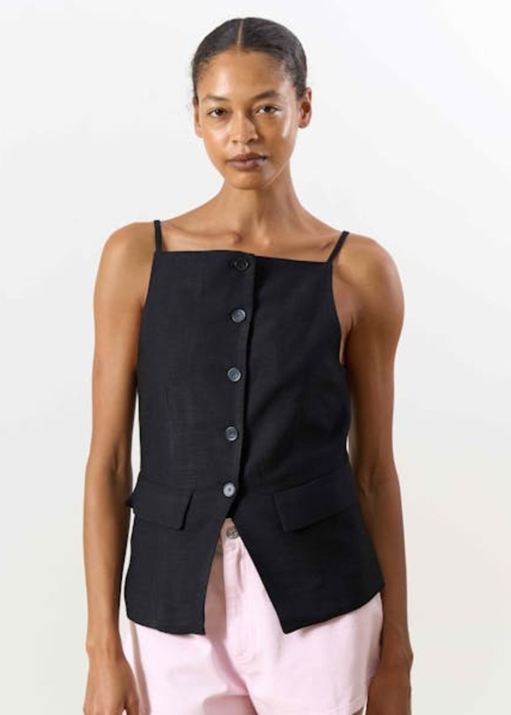 Edited Viola Vest - Black