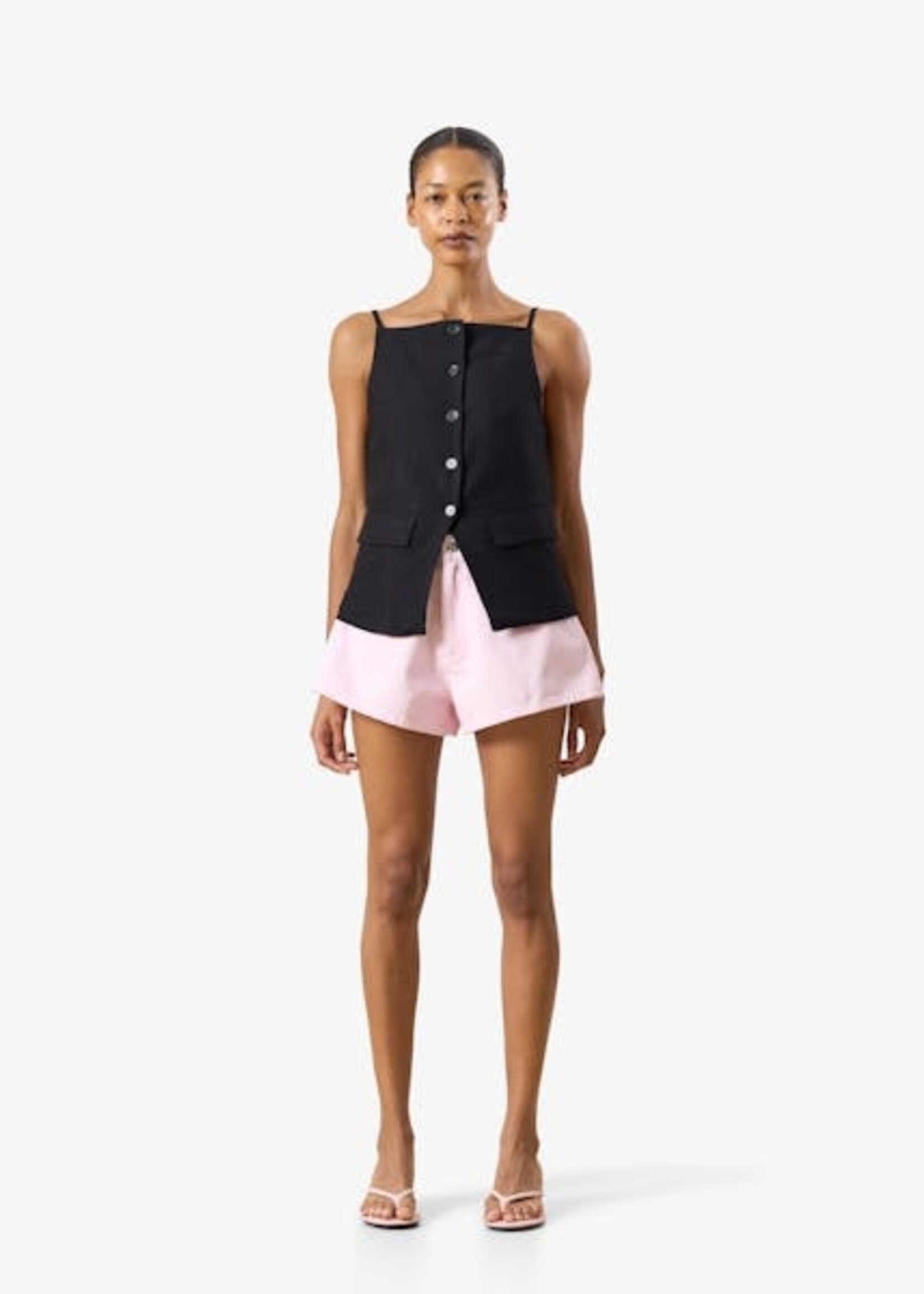 Edited Brooke denim shorts - Pink mist