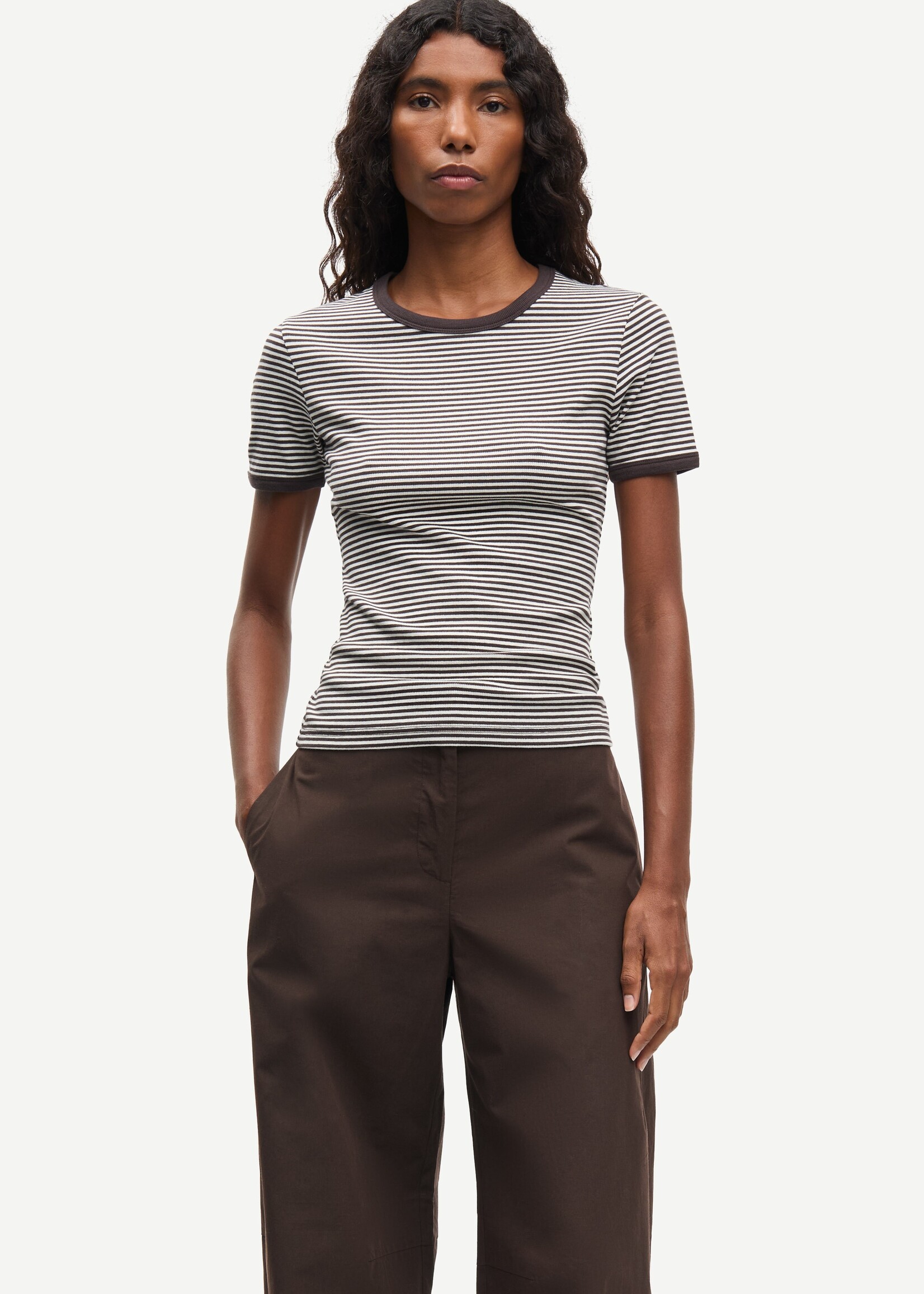 Samsøe Samsøe Salinas t-shirt - Mulch Str