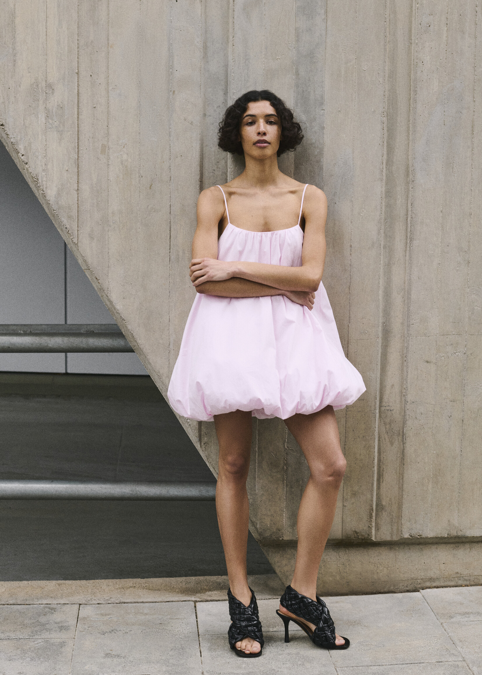 Edited Fray Dress - Lilac snow