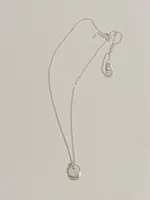 by1oak By1Oak - necklace - Yours & mine - Silver