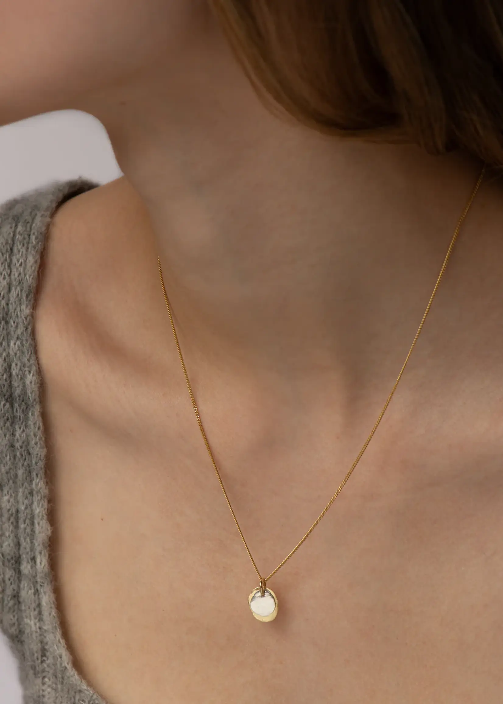 by1oak By1Oak - necklace - Yours & mine - gold