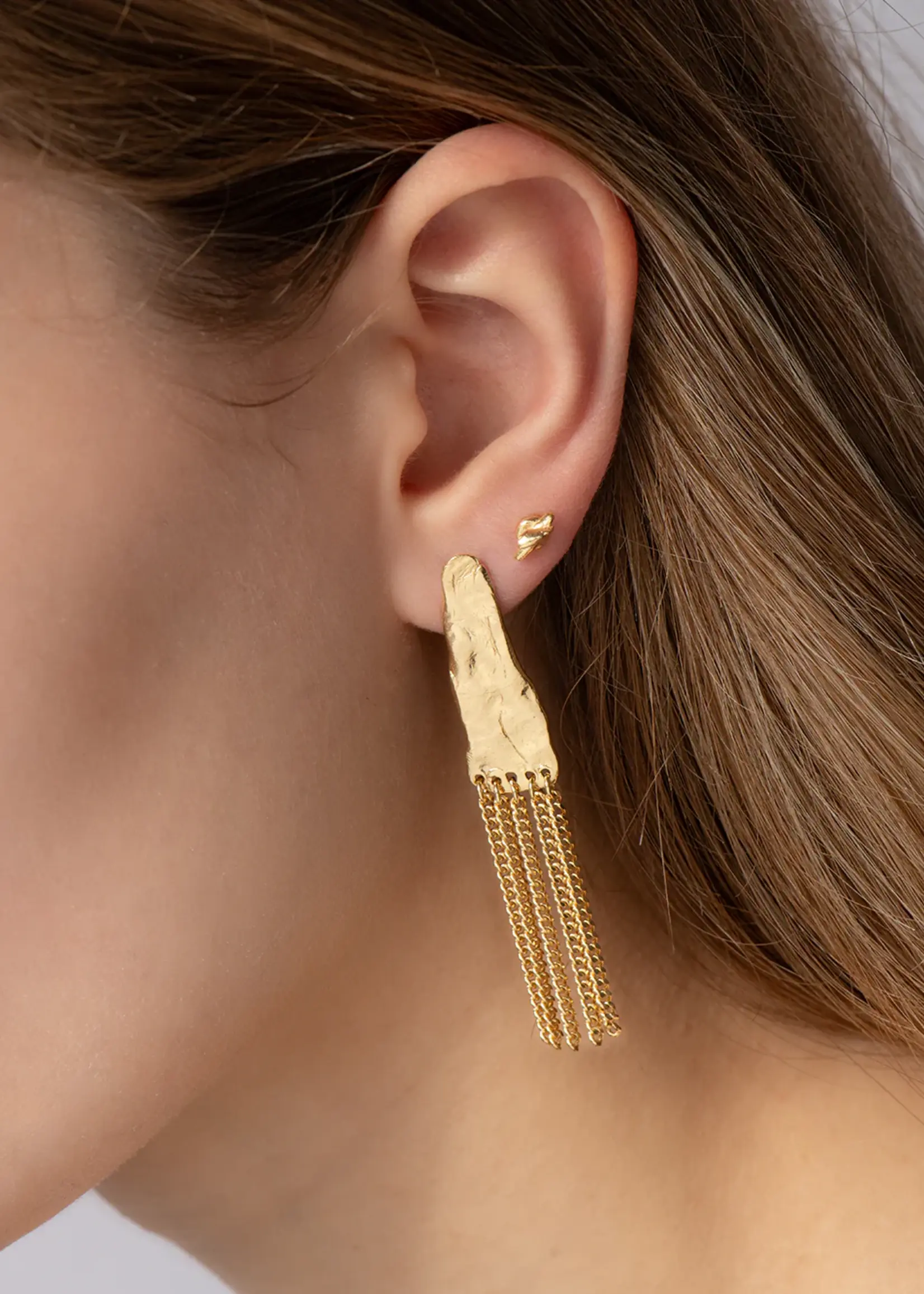 by1oak By1Oak - earring - twisted - Gold