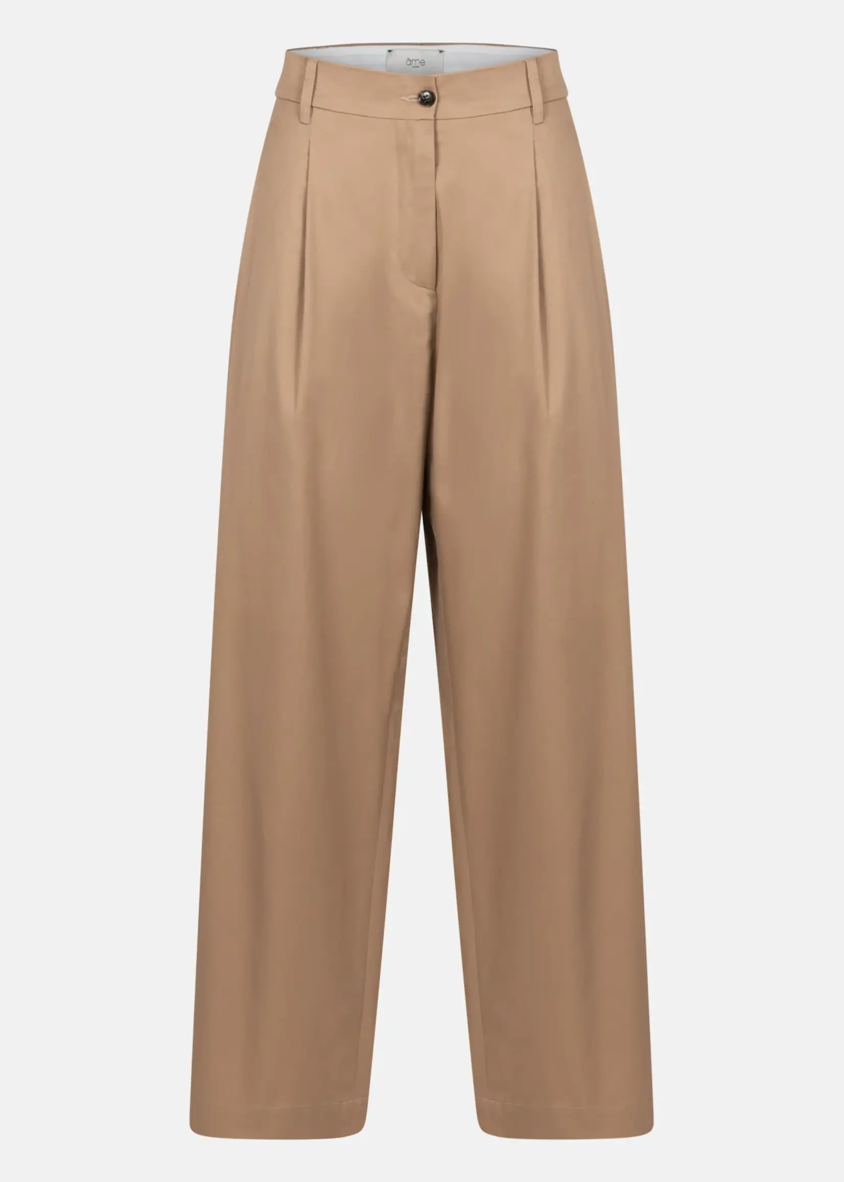 âme Marta Beige Cotton Pants
