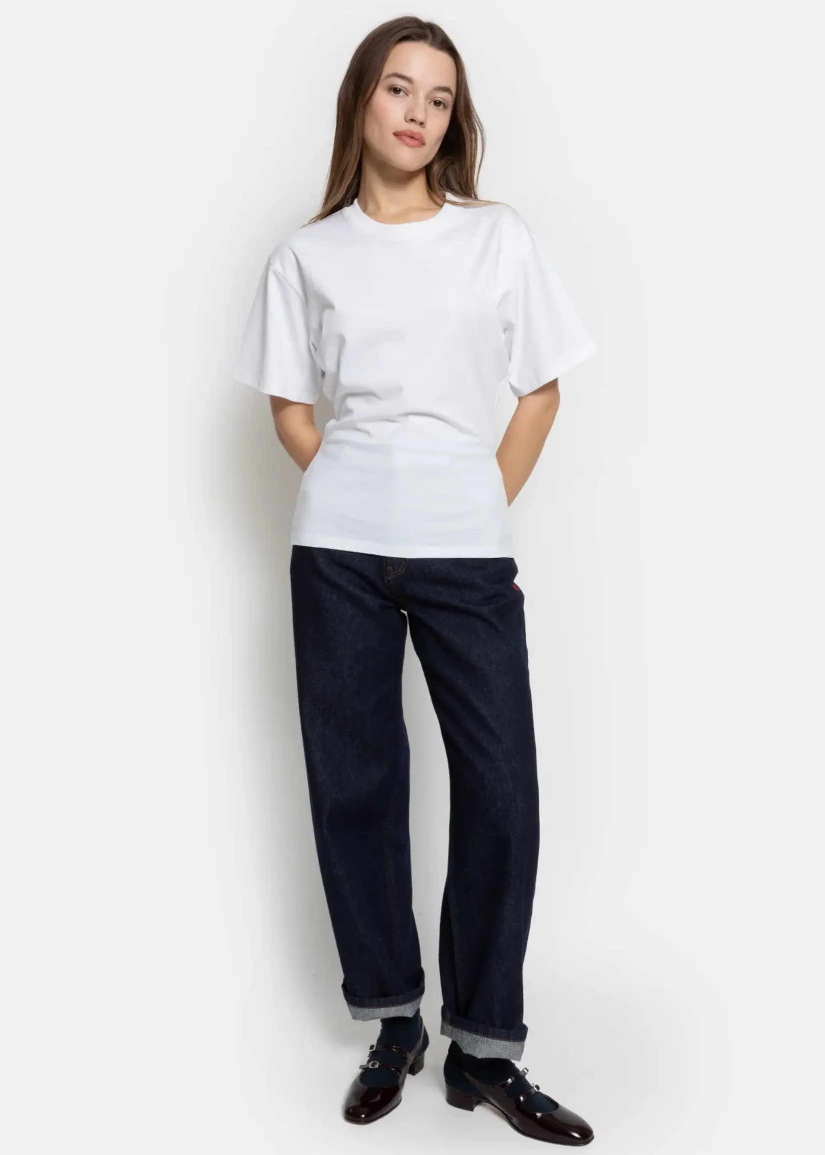 âme Olga - White Fitted T-shirt