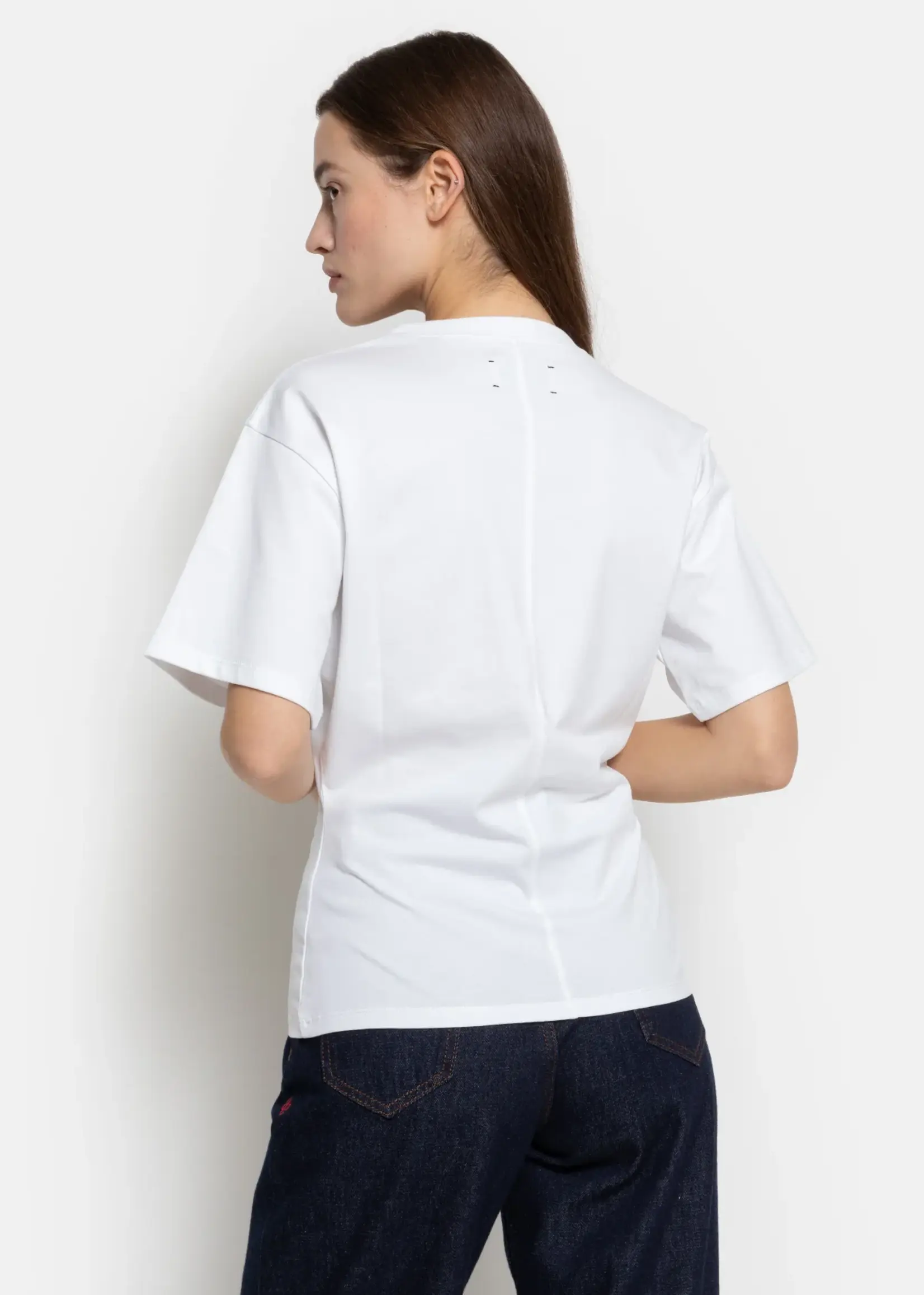 âme Olga - White Fitted T-shirt