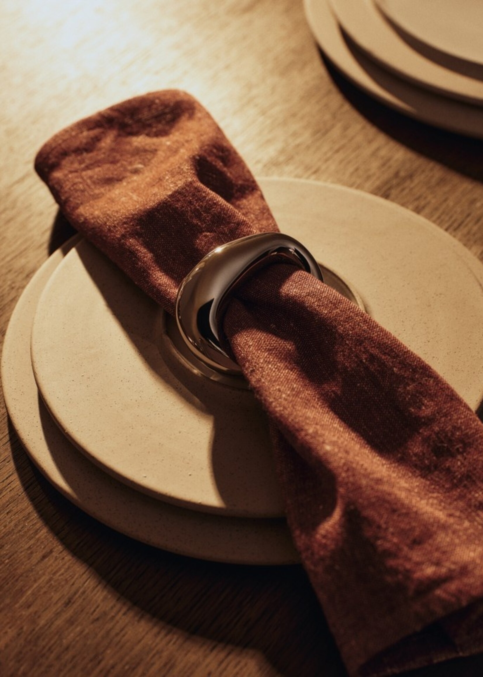 Ferm Orrith Napkin Rings - Set of 4 - Silver