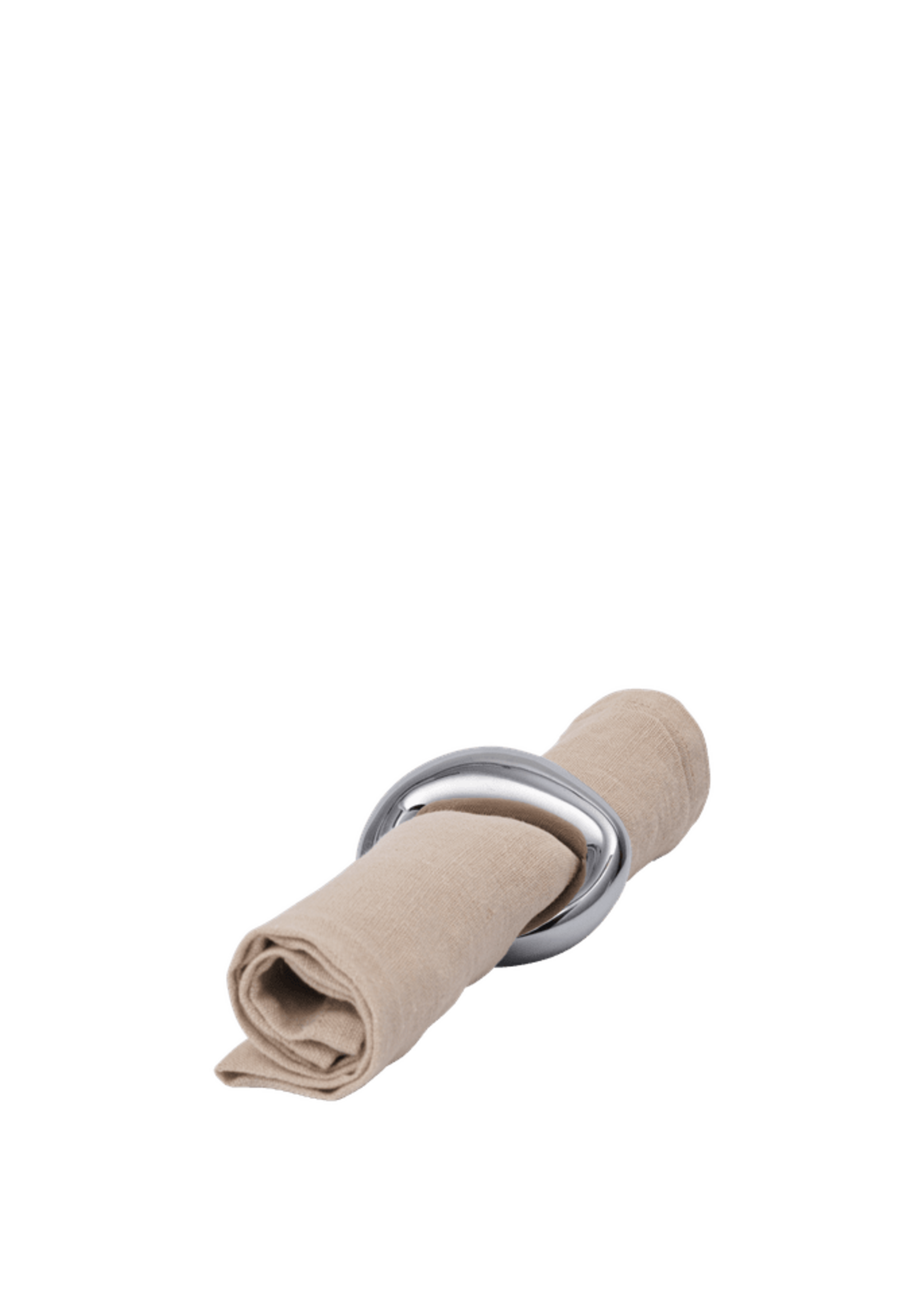 Ferm Orrith Napkin Rings - Set of 4 - Silver