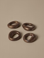 Ferm Orrith Napkin Rings - Set of 4 - Rustic Bronze