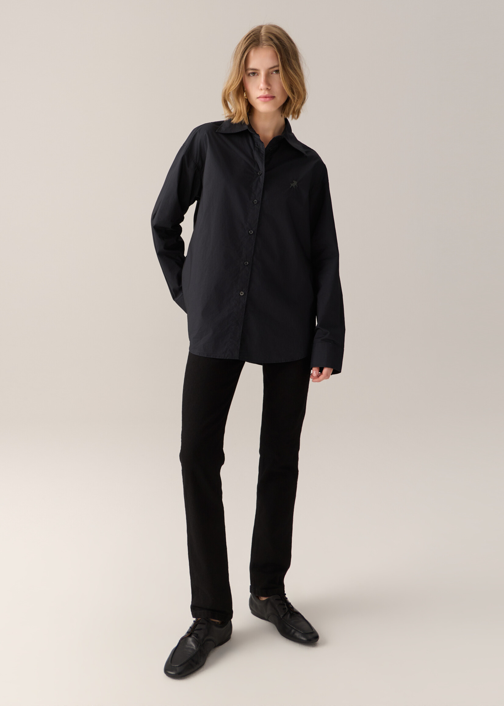 lois Caryn - Poplin - Black