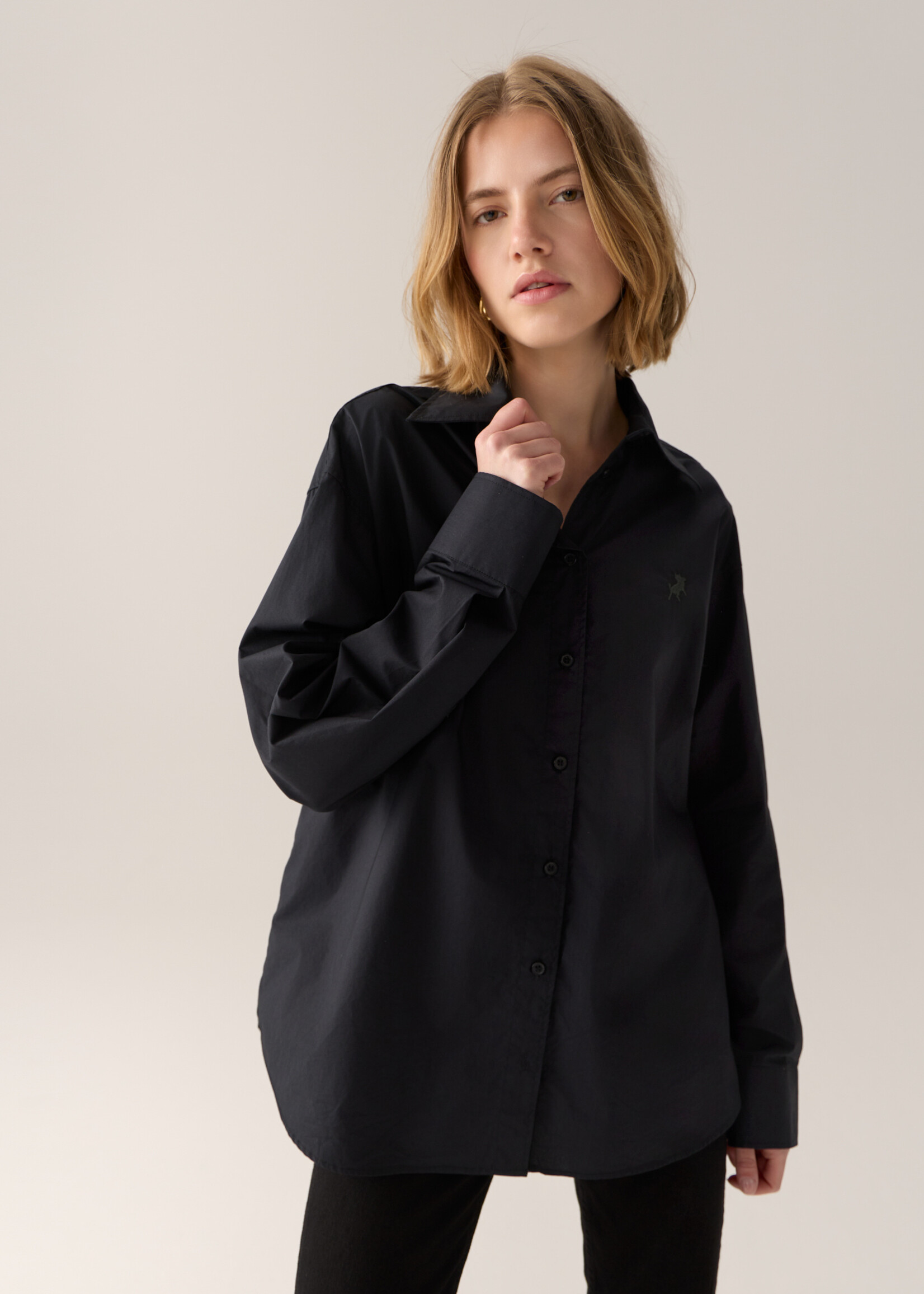 lois Caryn - Poplin - Black
