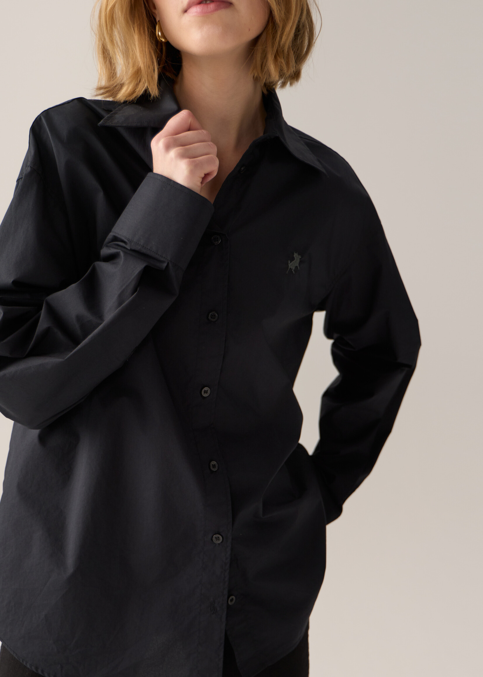 lois Caryn - Poplin - Black