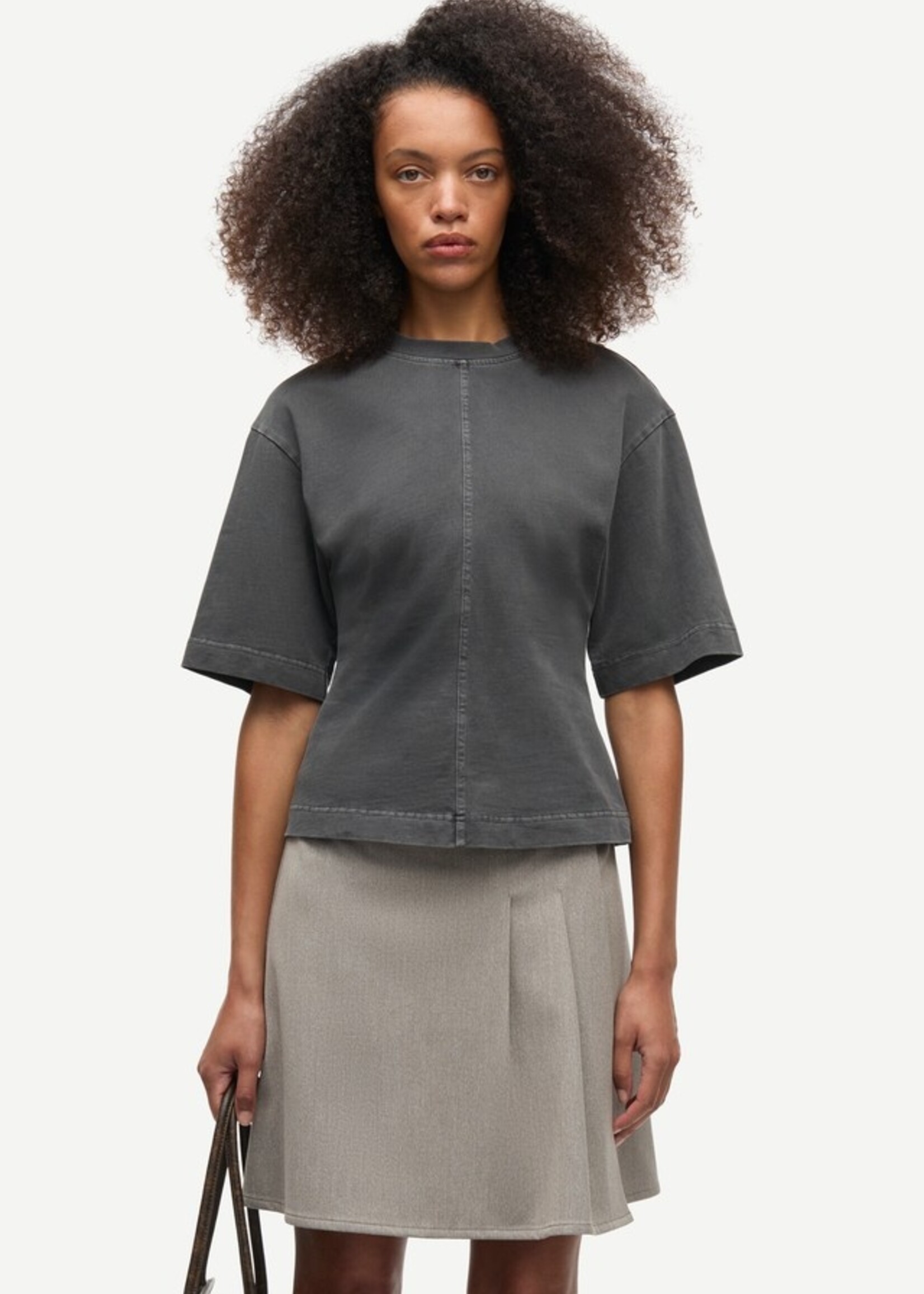 Samsøe Samsøe Sadisas t-shirt - Black Pigment