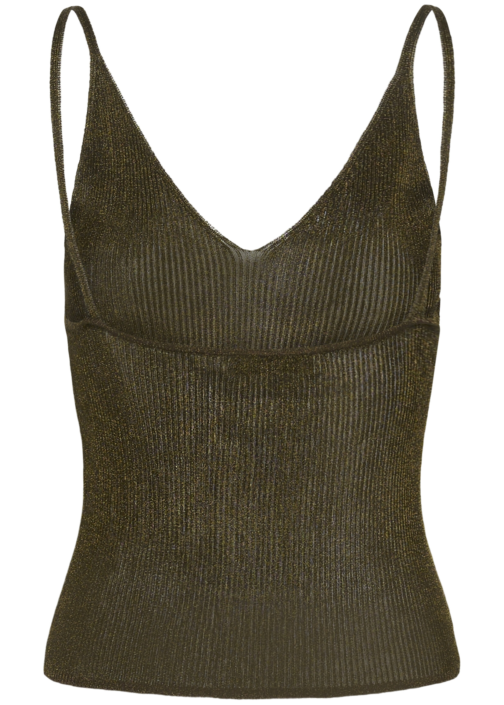 Gestuz GZsilvi singlet top - olive metallic
