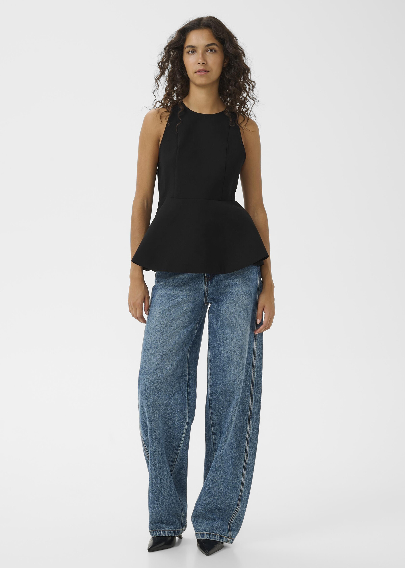 Gestuz GZmelu HW barrel jeans