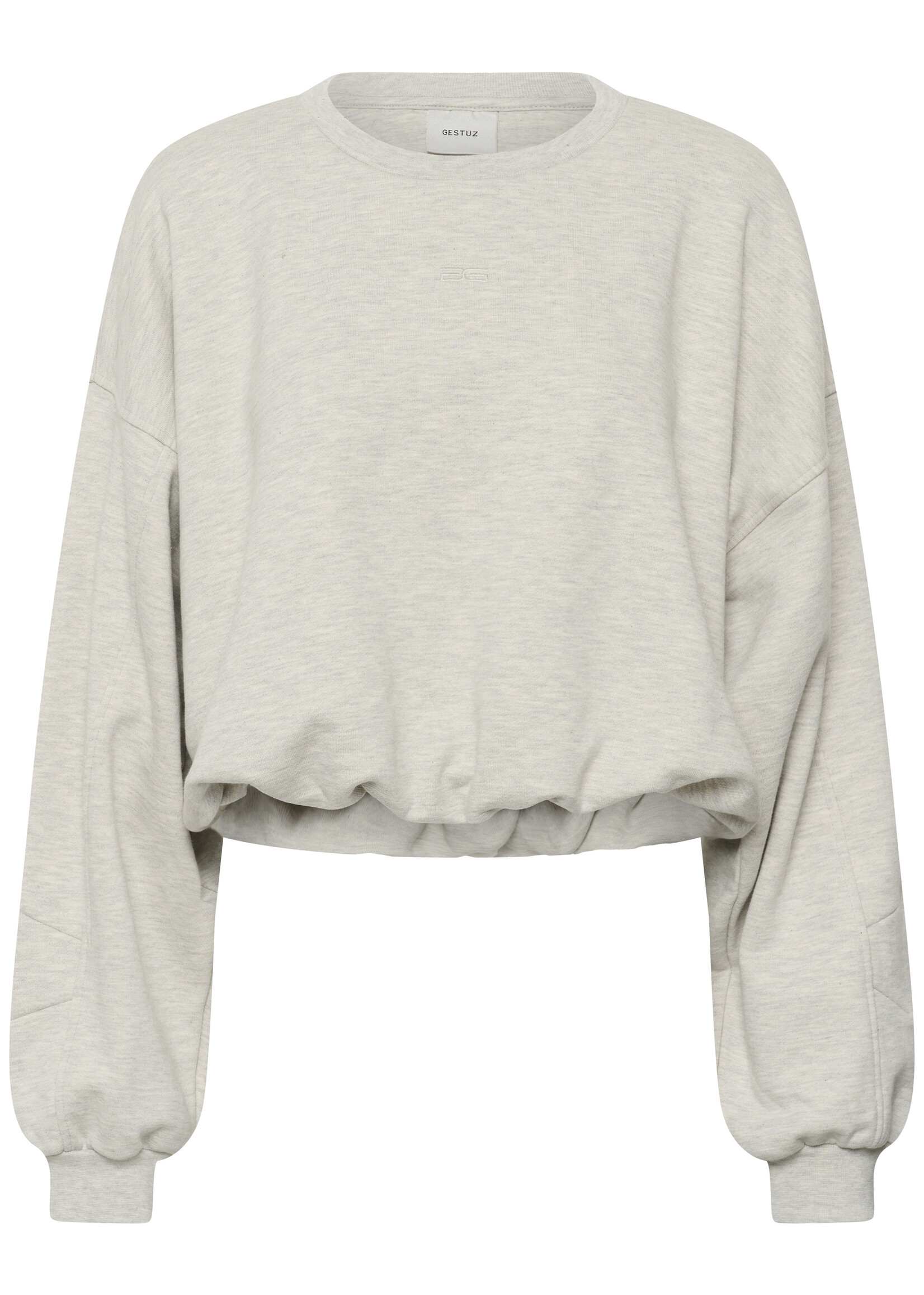 Gestuz GZkahla mel sweatshirt - light grey melange