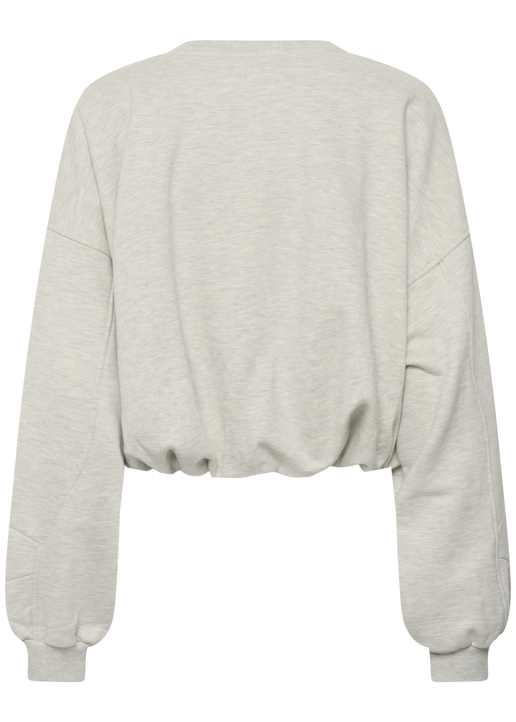 Gestuz GZkahla mel sweatshirt - light grey melange