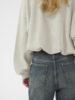 Gestuz GZkahla mel sweatshirt - light grey melange