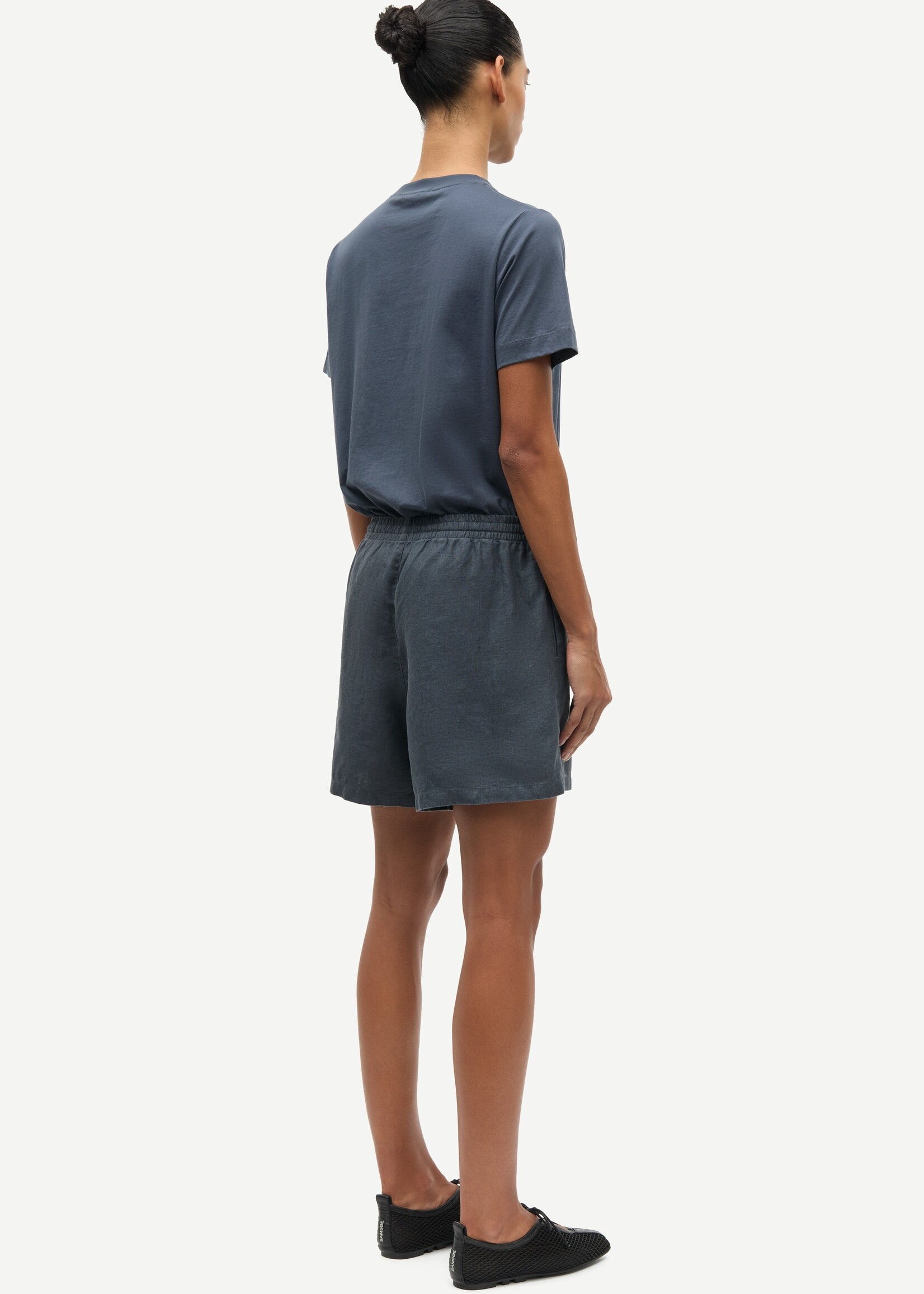 Samsøe Samsøe Samaren string shorts - Ombre blue