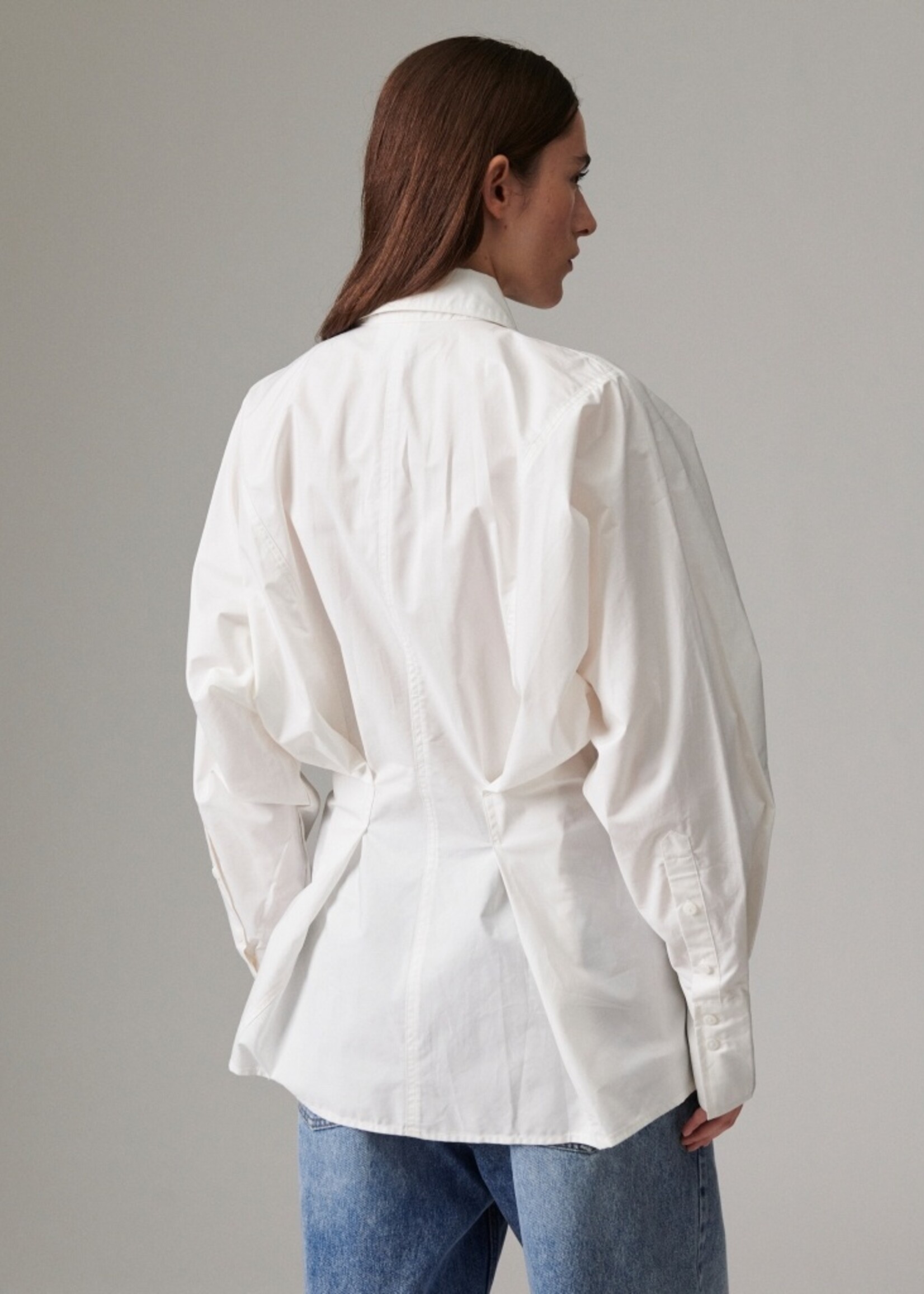 Day Pixie poplina - Brilliant white