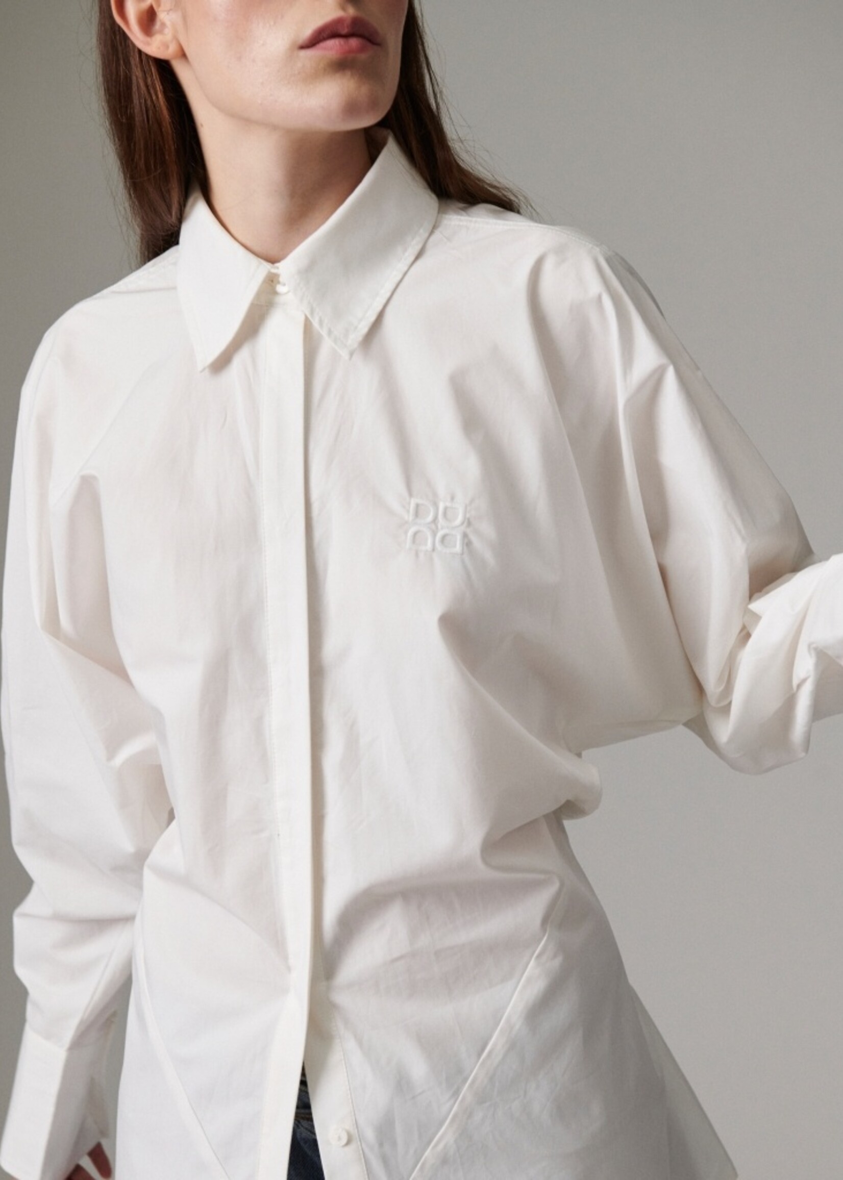 Day Pixie poplina - Brilliant white