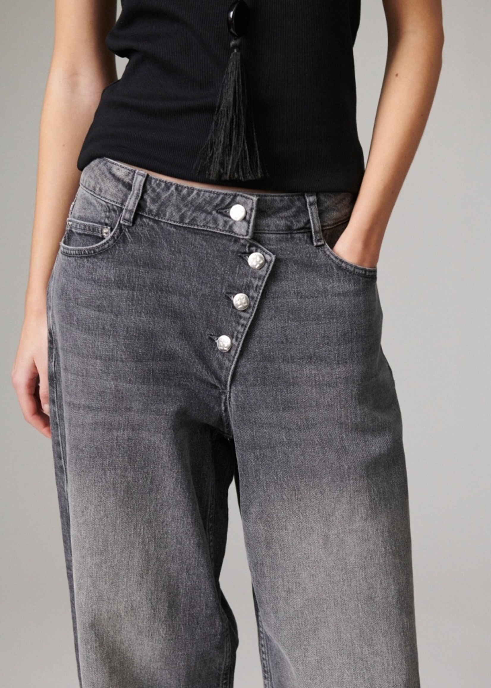 Day Andi Assymetric - Light grey denim