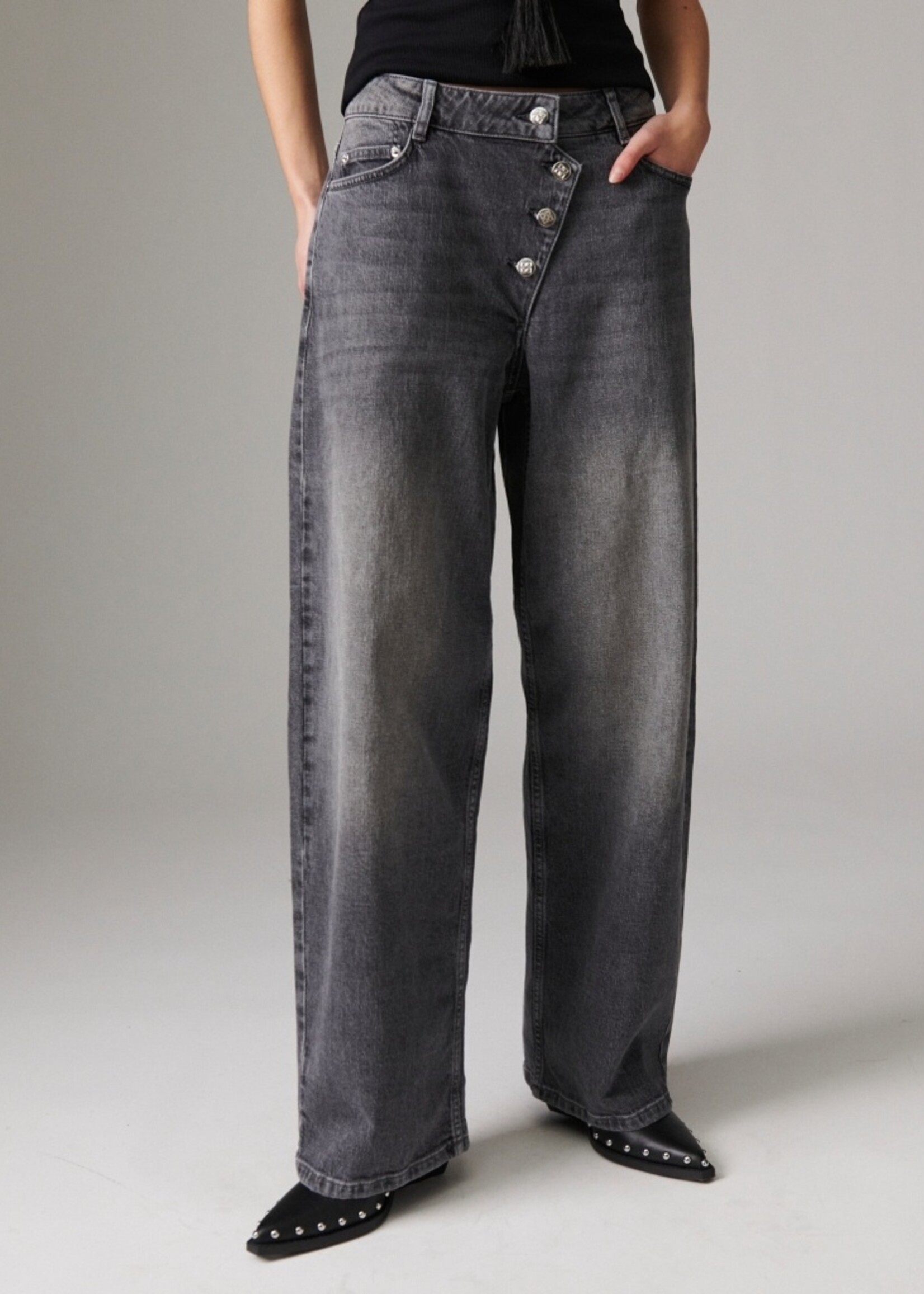 Day Andi Assymetric - Light grey denim