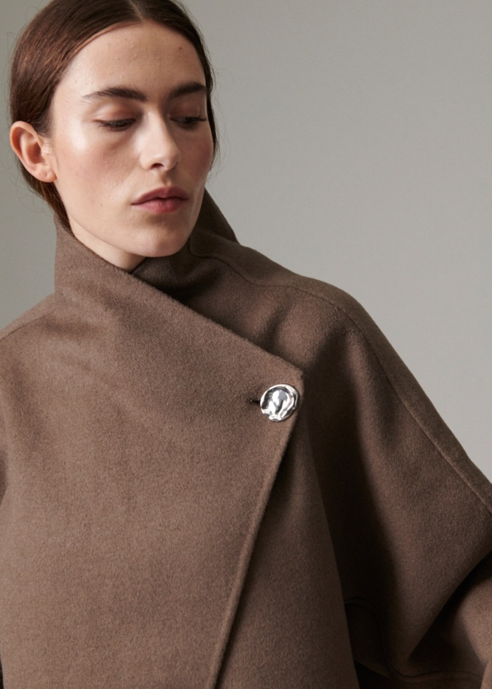 Day Ramsey - Double faced wool - Walnut