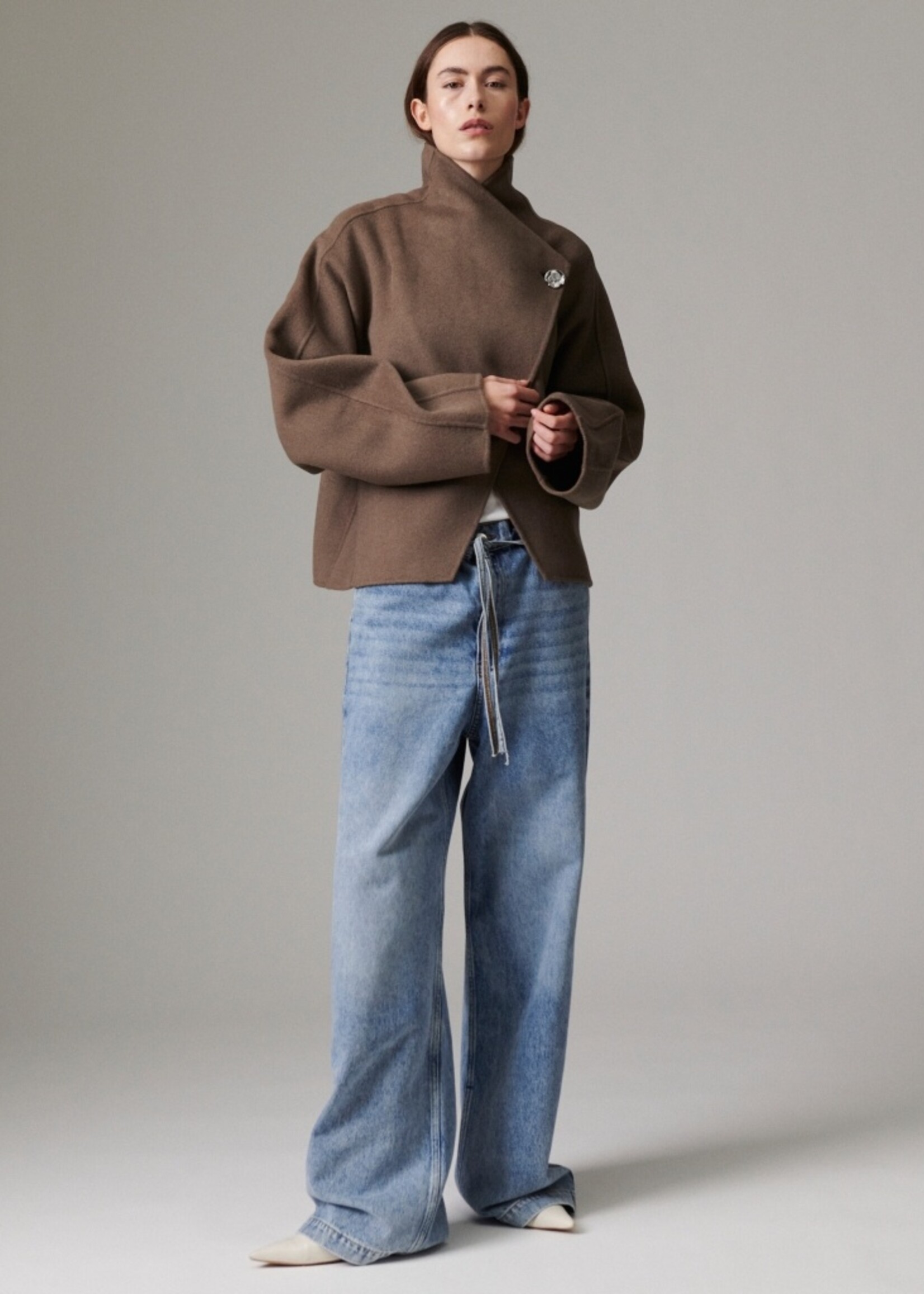 Day Ramsey - Double faced wool - Walnut