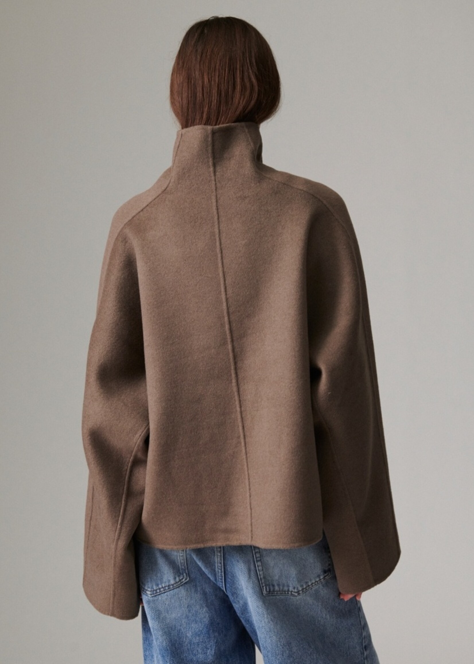 Day Ramsey - Double faced wool - Walnut