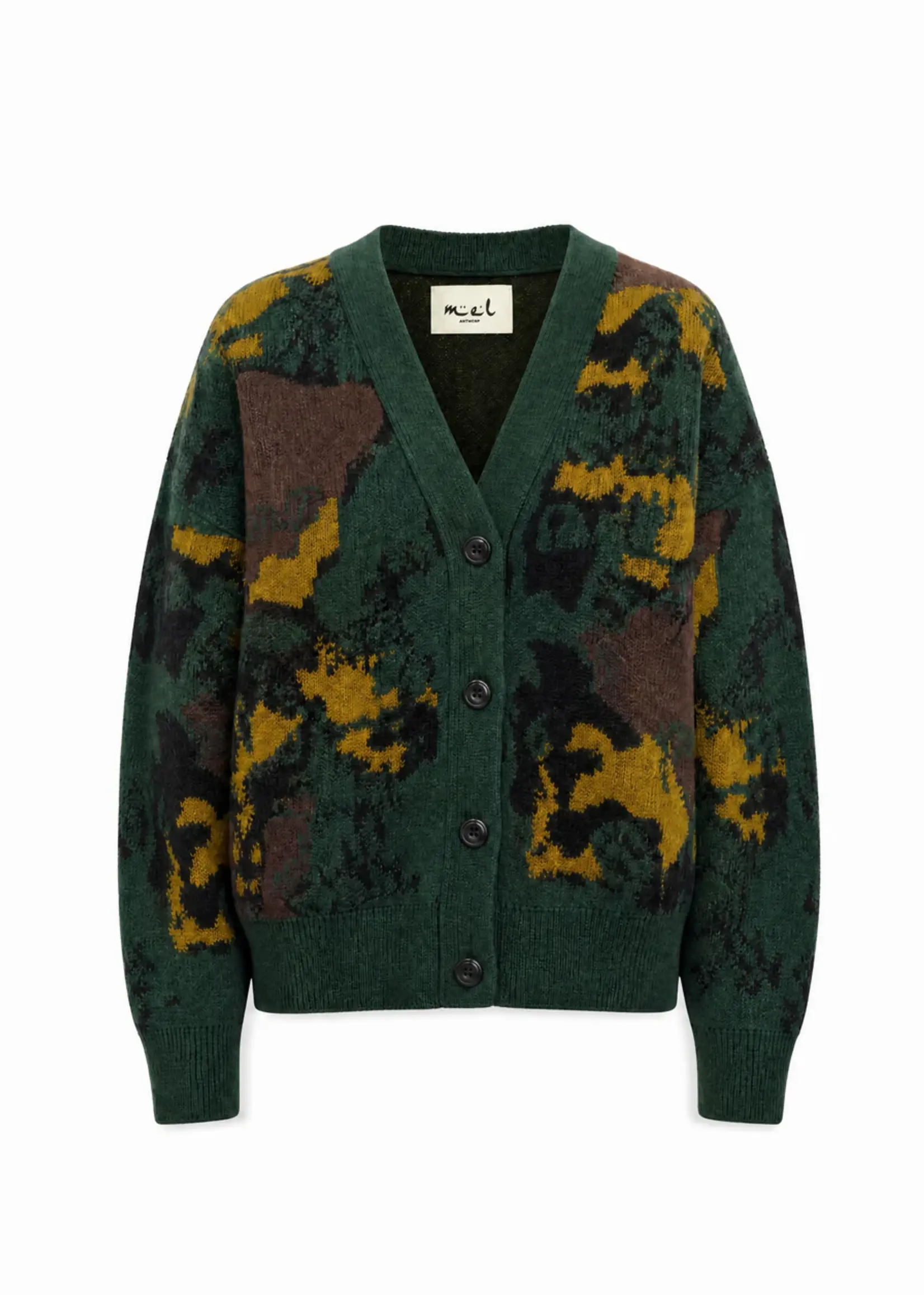 Mel Bug camouflage cardigan - Kaki