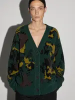Mel Bug camouflage cardigan - Kaki