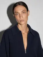 Mel Collar Woolcash pull - Nuit